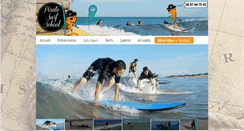 Desktop Screenshot of oleron-surf-school.com